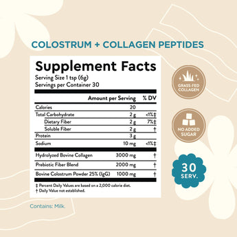 Colostrum & Collagen Peptides