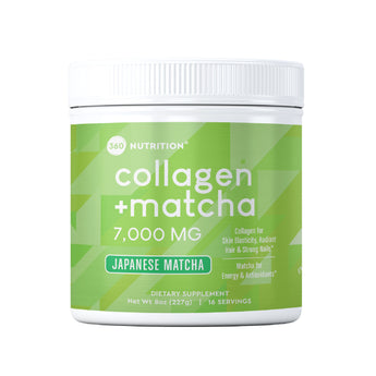 360 Nutrition Collagen Matcha 8 oz