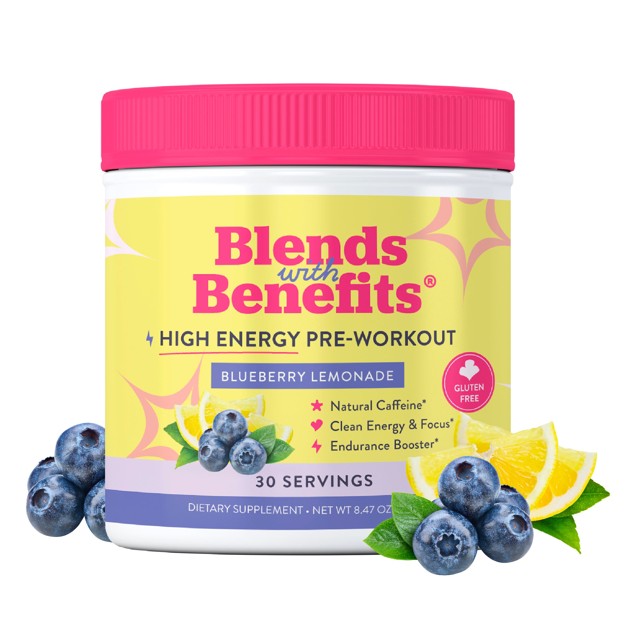Blueberry Lemonade High Energy Pre-Workout