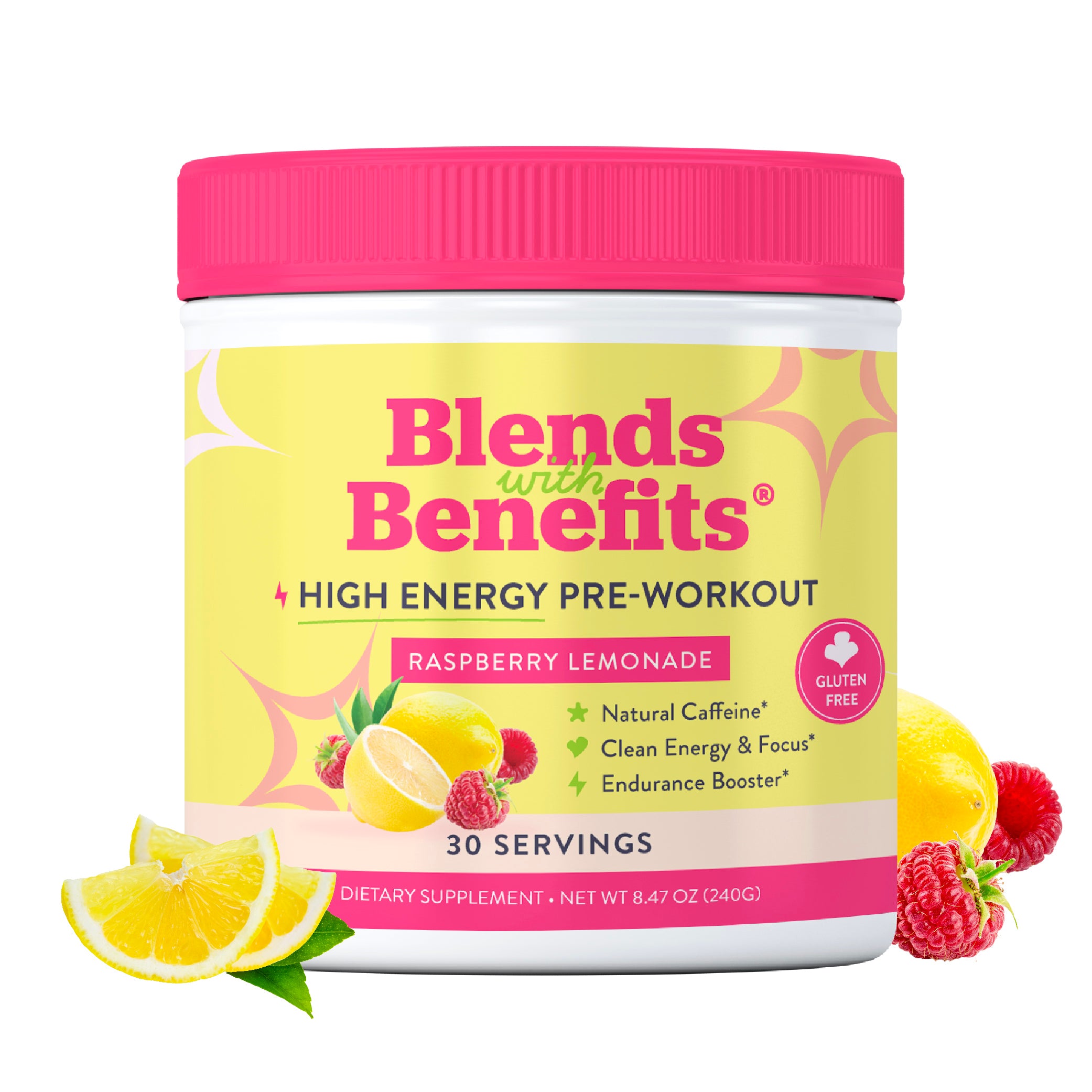 Pre Workout Mango Raspberry Raspberry Lemonade High Energy Pre-Workout – 360 Nutrition