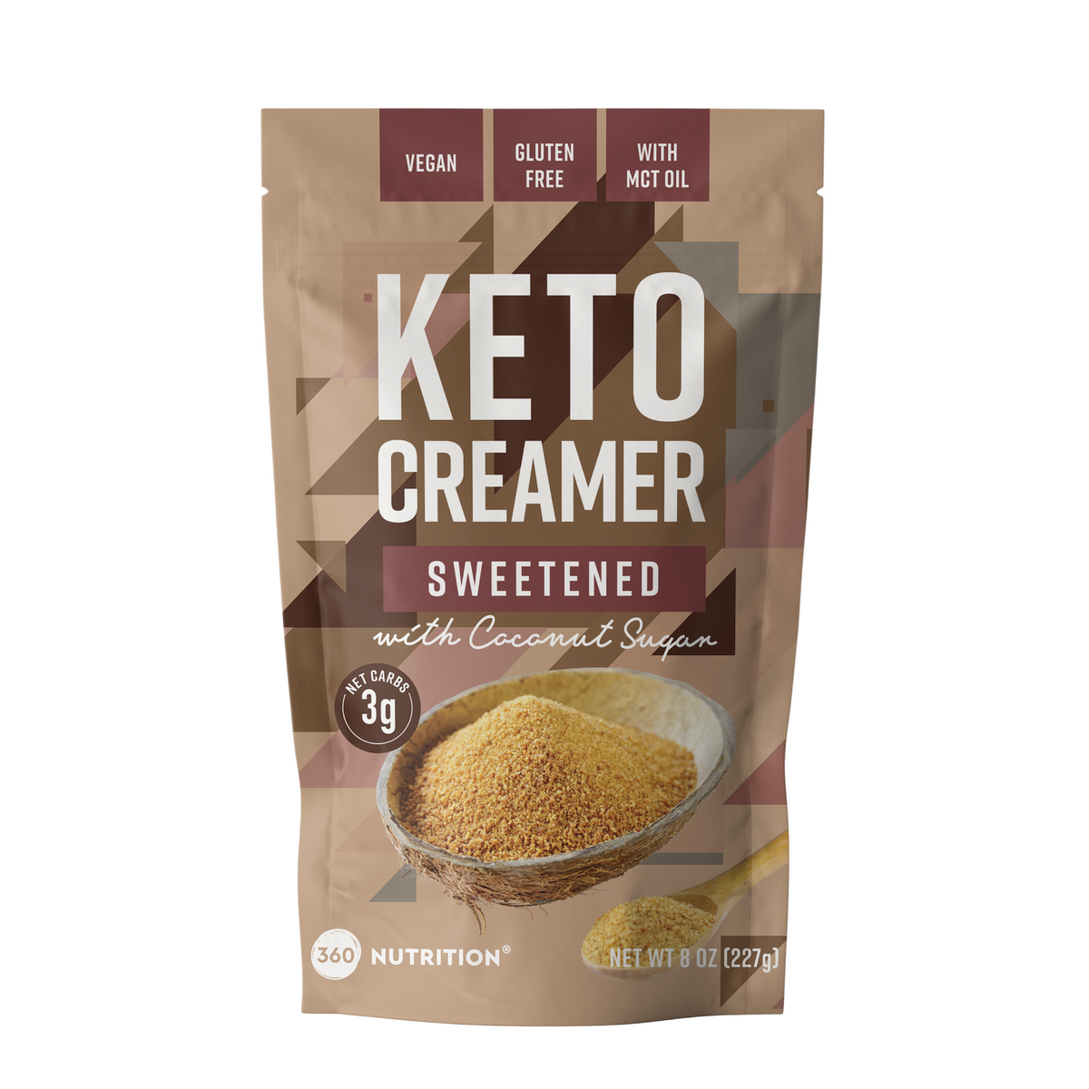 Keto Coffee Creamer with MCT Oil, Ghee Butter, Cocoa Butter, 16oz